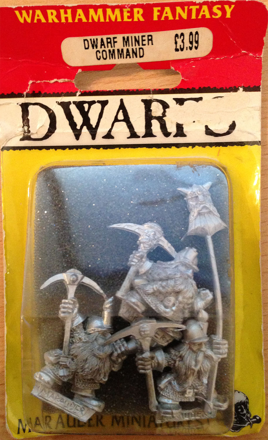 Zwerge Dwarfs Bergwerker Miners Arm AoS Warhammer Fantasy Bitz 25591